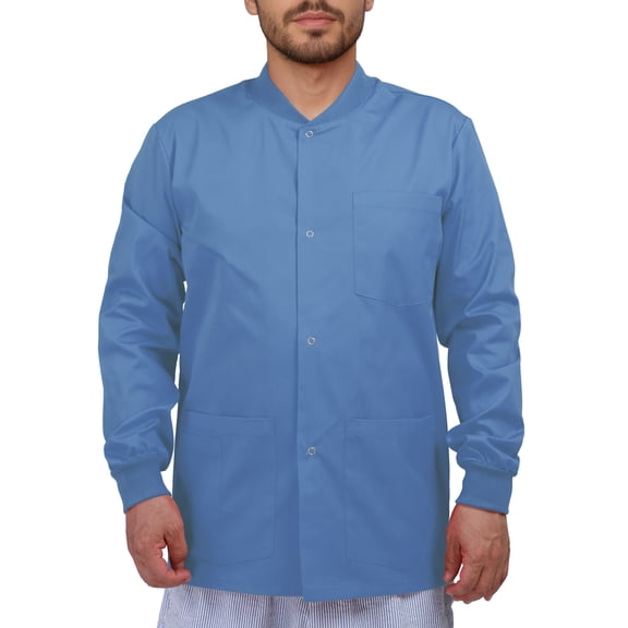 Men’s Snap Front Scrub Jacket