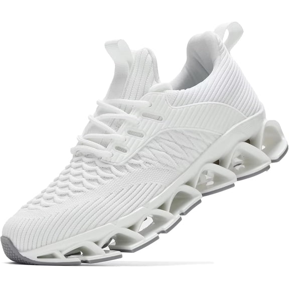 Men's Sneakers - All-Day Comfort Walking and Running Shoes with Anti-Slip Sole for Work, Tennis, and Casual Wear