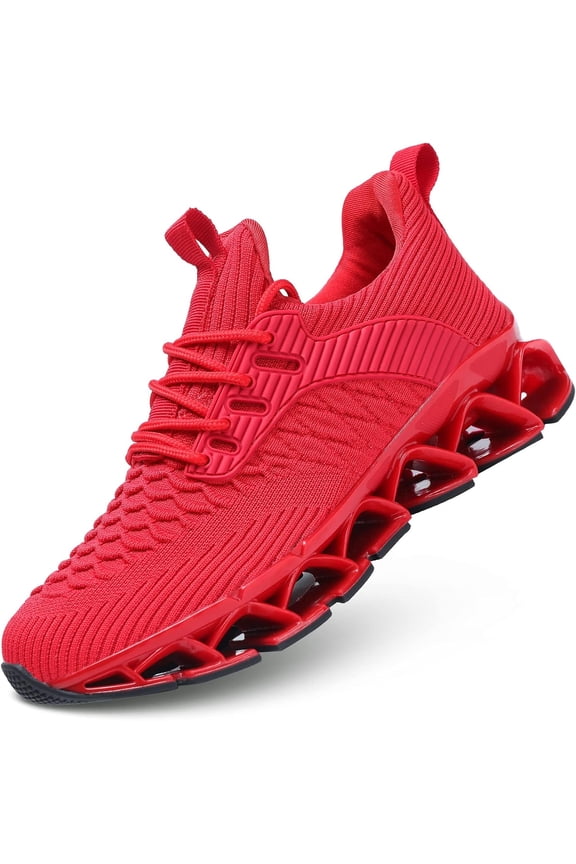 Men's Sneakers - All-Day Comfort Walking and Running Shoes with Anti-Slip Sole for Work, Tennis, and Casual Wear