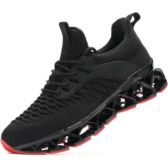 Men's Sneakers - All-Day Comfort Walking and Running Shoes with Anti-Slip Sole for Work, Tennis, and Casual Wear