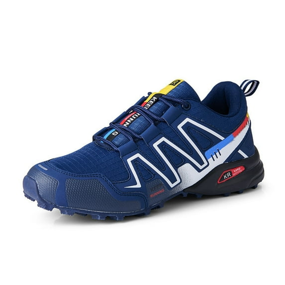 Men's Sneakers Lightweight Hiking Shoes for Outdoor Running Adventure Comfortable Walking Non Hand Drawn Design Sneakers