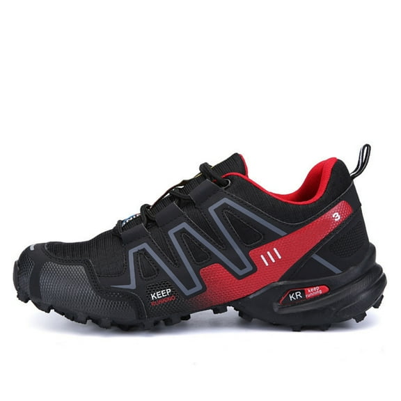 Men's Sneakers Lightweight Hiking Shoes for Outdoor Running Adventure Comfortable Walking Non Hand Drawn Design Sneakers