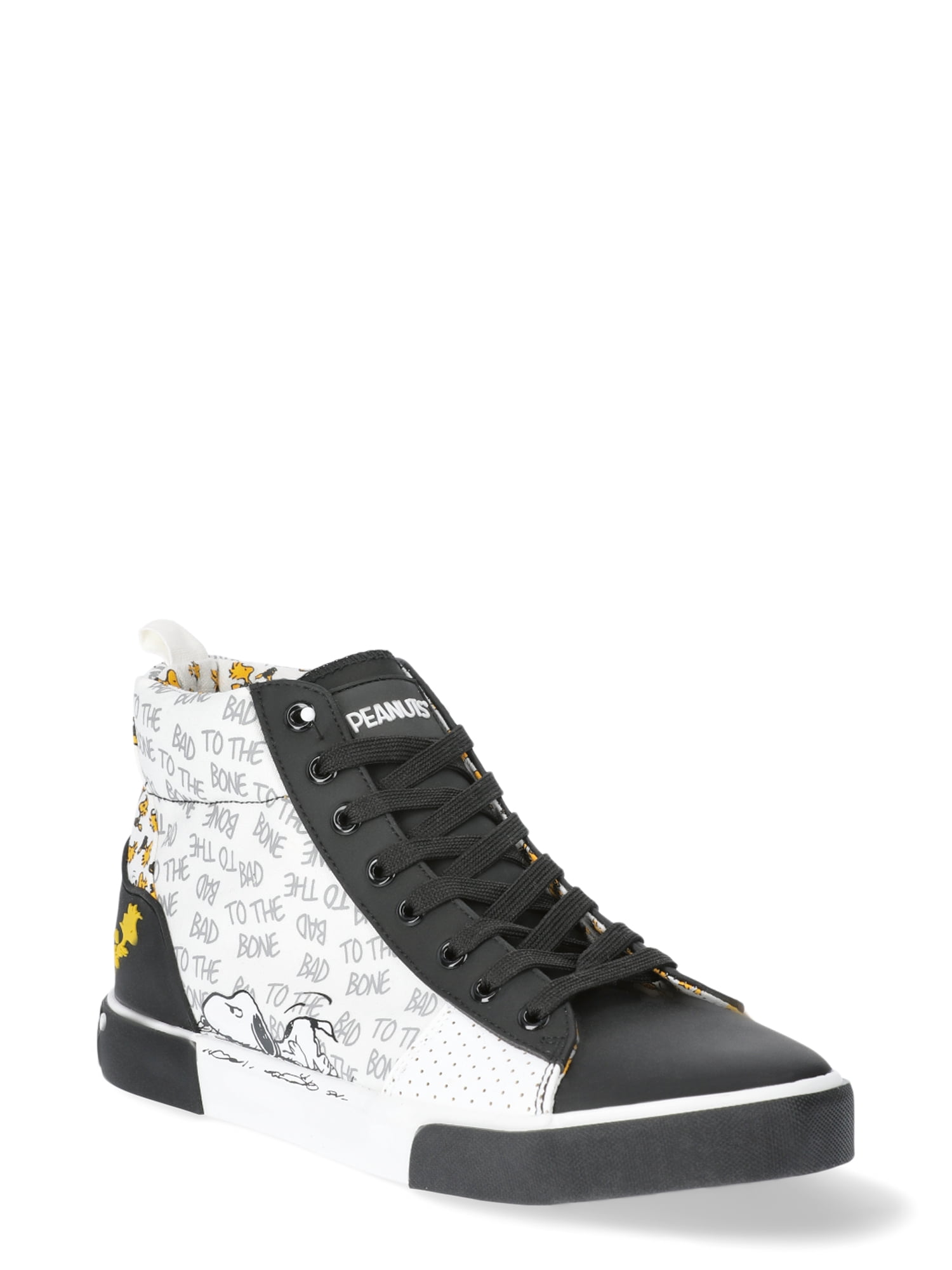 Peanuts Canvas Low Top Sneaker Shoes Snoopy Hearts White/Red