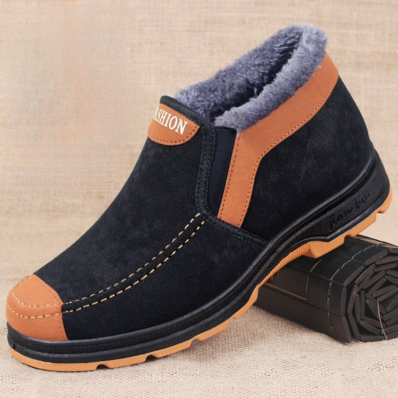 Men's Snow Boots 2025 New Arrival, Winter Thickened Slip-Resistant Water-Resistant Ankle - Comfortable Durable Casual Outdoor Warm Boots Ideal for Winter Daily & Outdoor Activities