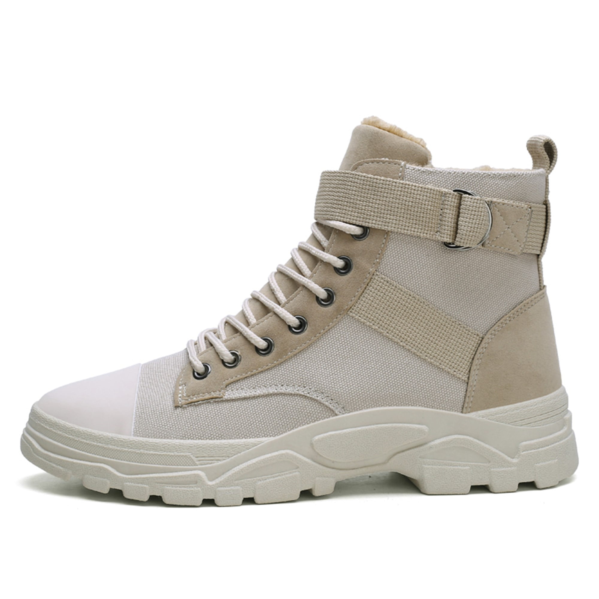 Men's Lightweight Waterproof Snow Boots - Winter Boots With Fur Lining & Anti-Slip Sole