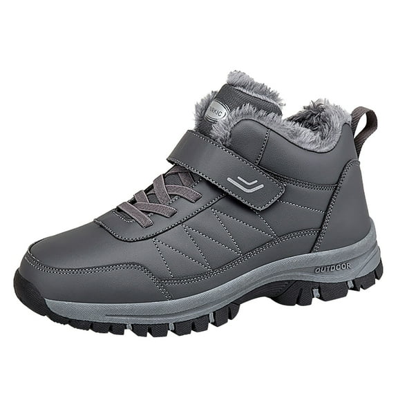 Men's Snow Boots Outdoor Ankle Footwear for Winter Warmth Lovers Shoes Stylish Short Booties