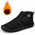 thumbnail image 1 of Men's Snow Boots, Winter Thermal Shoes, Windproof Boots With Fuzzy Lining, 1 of 8