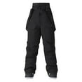 thumbnail image 1 of Men's Snow Ski Pants Insulated Winter Warm Outdoor Waterproof Snowboard Pants Bibs Detachable Suspender Unisex, 1 of 7