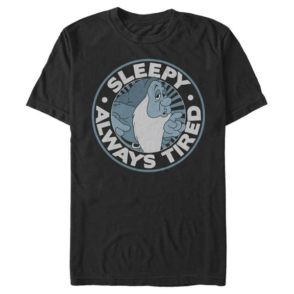 Men's Snow White and the Seven Dwarfs Always Sleepy Graphic T-Shirt