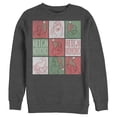 thumbnail image 1 of Men's Snow White and the Seven Dwarfs Christmas Heigh Ho Box Sweatshirt Charcoal Heather Small, 1 of 3