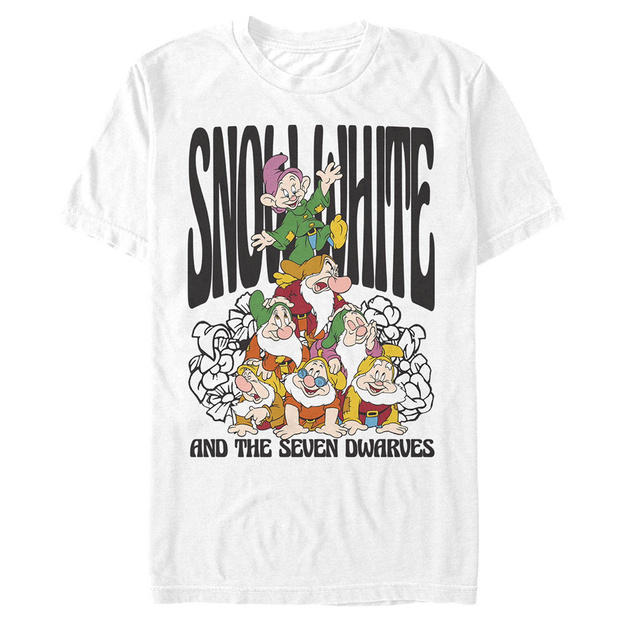 snow white graphic tee