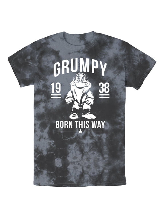 Men's Snow White and the Seven Dwarfs Grumpy Born This Way Graphic T-Shirt