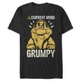 thumbnail image 1 of Men's Snow White and the Seven Dwarfs Grumpy Current Mood Distressed  Graphic T-Shirt, 1 of 5