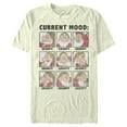 thumbnail image 1 of Men's Snow White and the Seven Dwarfs Grumpy Current Mood  Graphic Tee Beige 3X Large, 1 of 3
