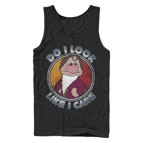 Men's Snow White and the Seven Dwarfs Grumpy Don't Care Tank Top