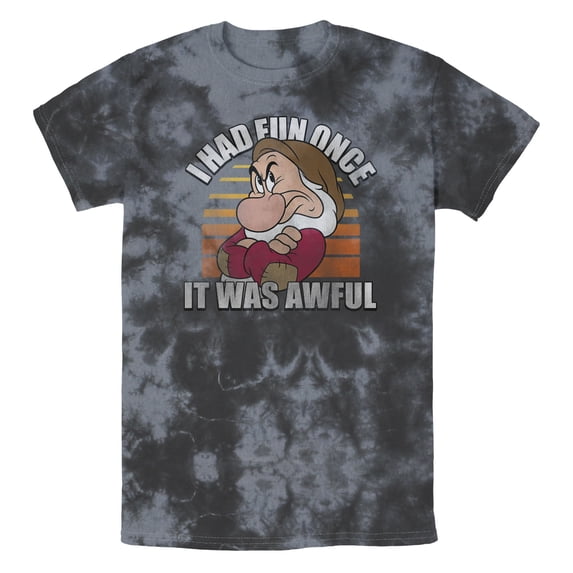 Men's Snow White and the Seven Dwarfs Grumpy Fun Once Graphic T-Shirt