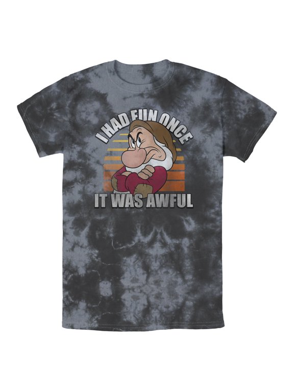 Men's Snow White and the Seven Dwarfs Grumpy Fun Once Graphic T-Shirt