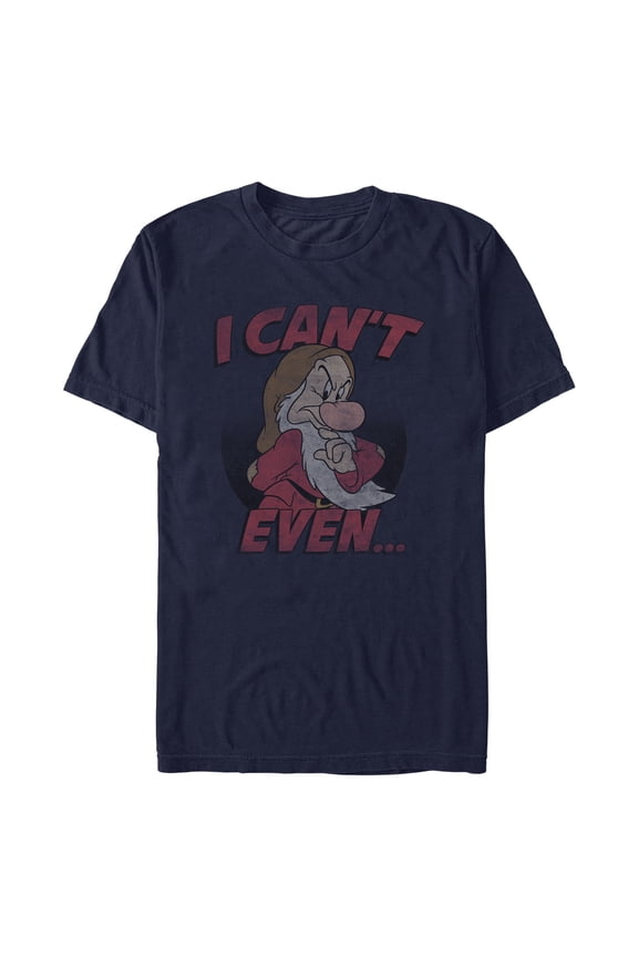Men's Snow White and the Seven Dwarfs Grumpy I Can't Even Graphic T-Shirt