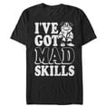 thumbnail image 1 of Men's Snow White and the Seven Dwarfs Grumpy Mad Skills  Graphic Tee Black Medium, 1 of 4