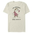 thumbnail image 1 of Men's Snow White and the Seven Dwarfs I'm Grumpy Deal With it Distressed Graphic T-Shirt, 1 of 4