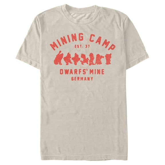 Men's Snow White and the Seven Dwarfs Mining Camp Dwarfs' Mine  Graphic T-Shirt