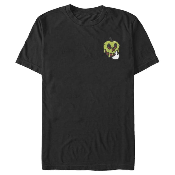 Men's Snow White and the Seven Dwarfs Poison Apple Silhouette Small Logo Graphic T-Shirt