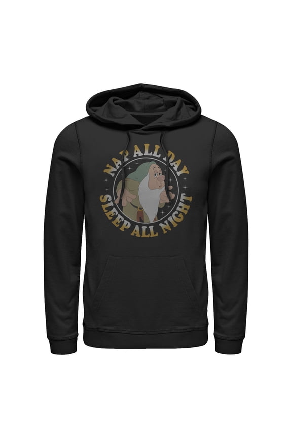 Men's Snow White and the Seven Dwarfs Sleepy Pull Over Hoodie