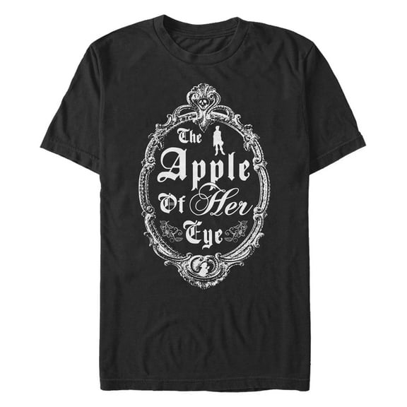 Men's Snow White and the Seven Dwarfs The Apple of Her Eye Mirror Quote Graphic T-Shirt