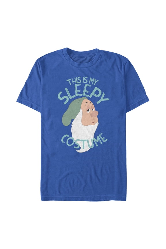 Men's Snow White and the Seven Dwarfs This is my Sleepy Costume Graphic T-Shirt