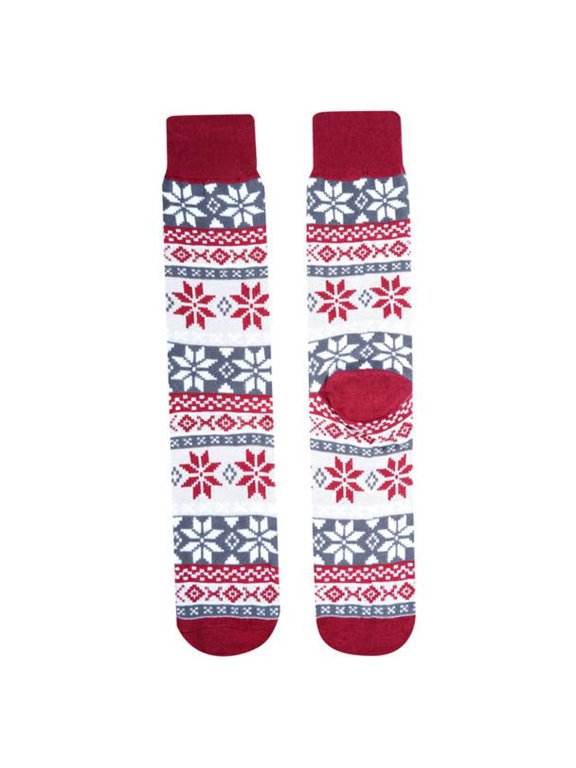 Men's Snowflake Novelty Socks