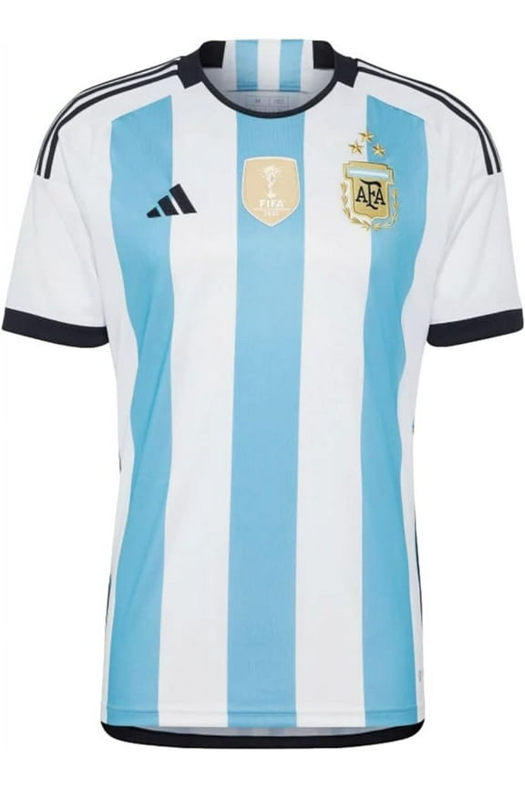 Men's Soccer Argentina 3-Star Winners Home Jersey Size M