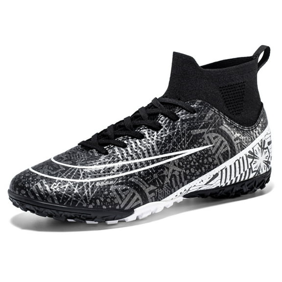 Men's Soccer Cleats Professional High-Top Football Shoes Outdoor Spikes Soccer Shoes