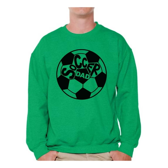 Men's Soccer Dad Graphic Sweatshirt Tops Father's Day Gift Idea Soccer Day Sports Dad
