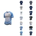 thumbnail image 1 of Men's Soccer Fan Mesh Short Sleeve T Shirt, Breathable Loose Graphic Tee Top for Game Day Casual Sport Wear,White-e,S, 1 of 3