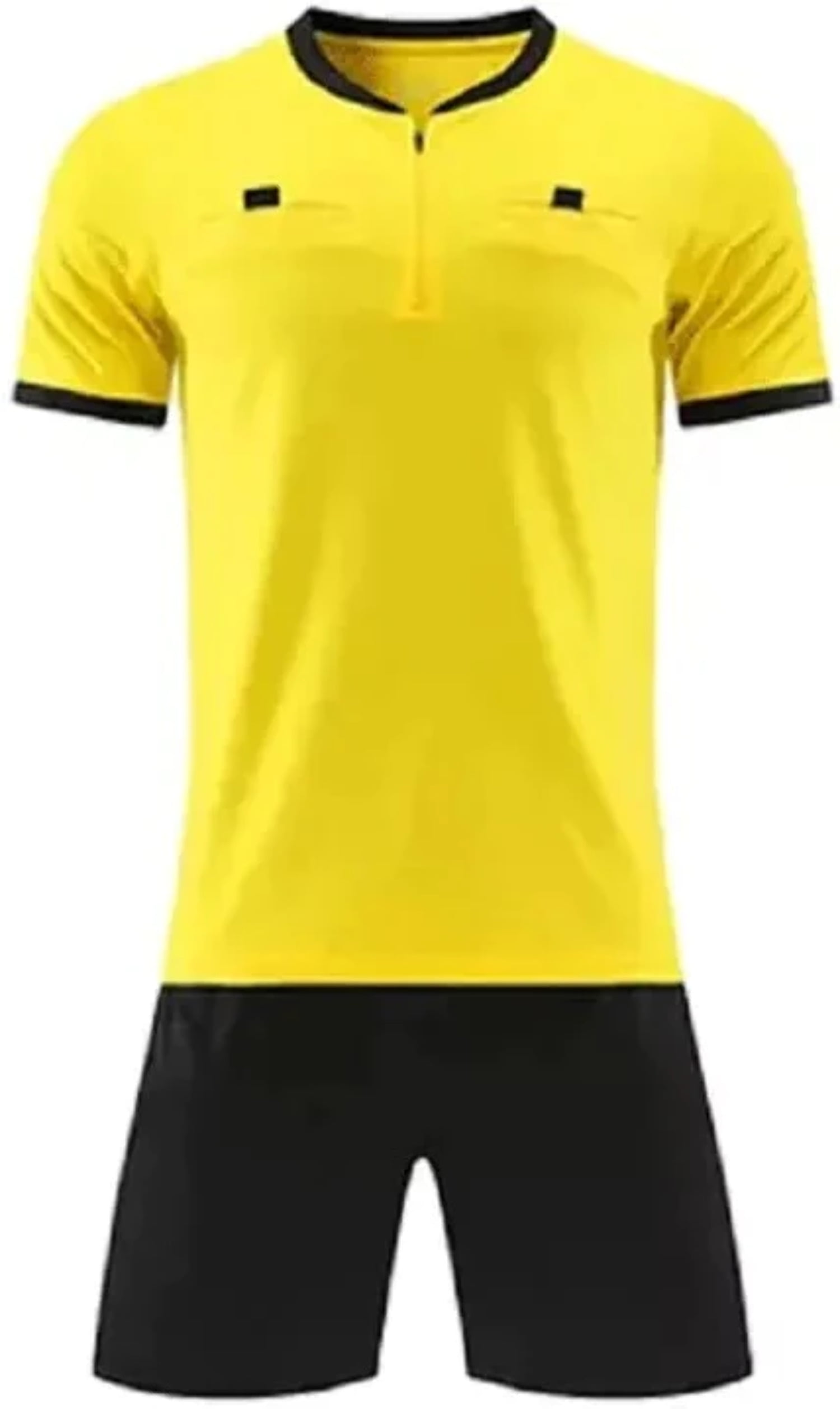 Men's Soccer Referee Jersey Short Sleeve Referee Shirts Shorts ...