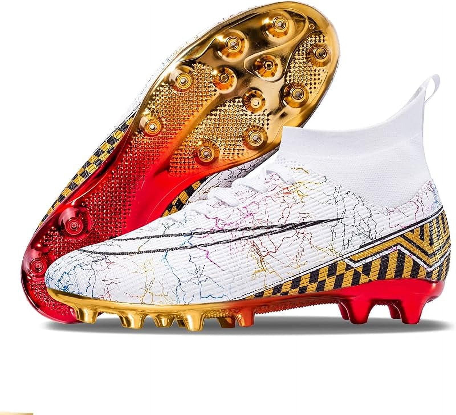 football boots white and gold