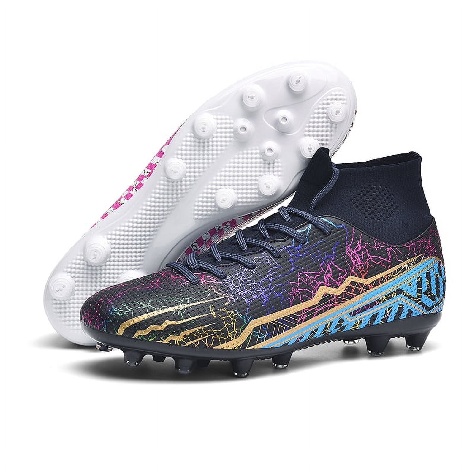 Men's Soccer Shoes FG Soccer Cleats High Top Outdoor Indoor