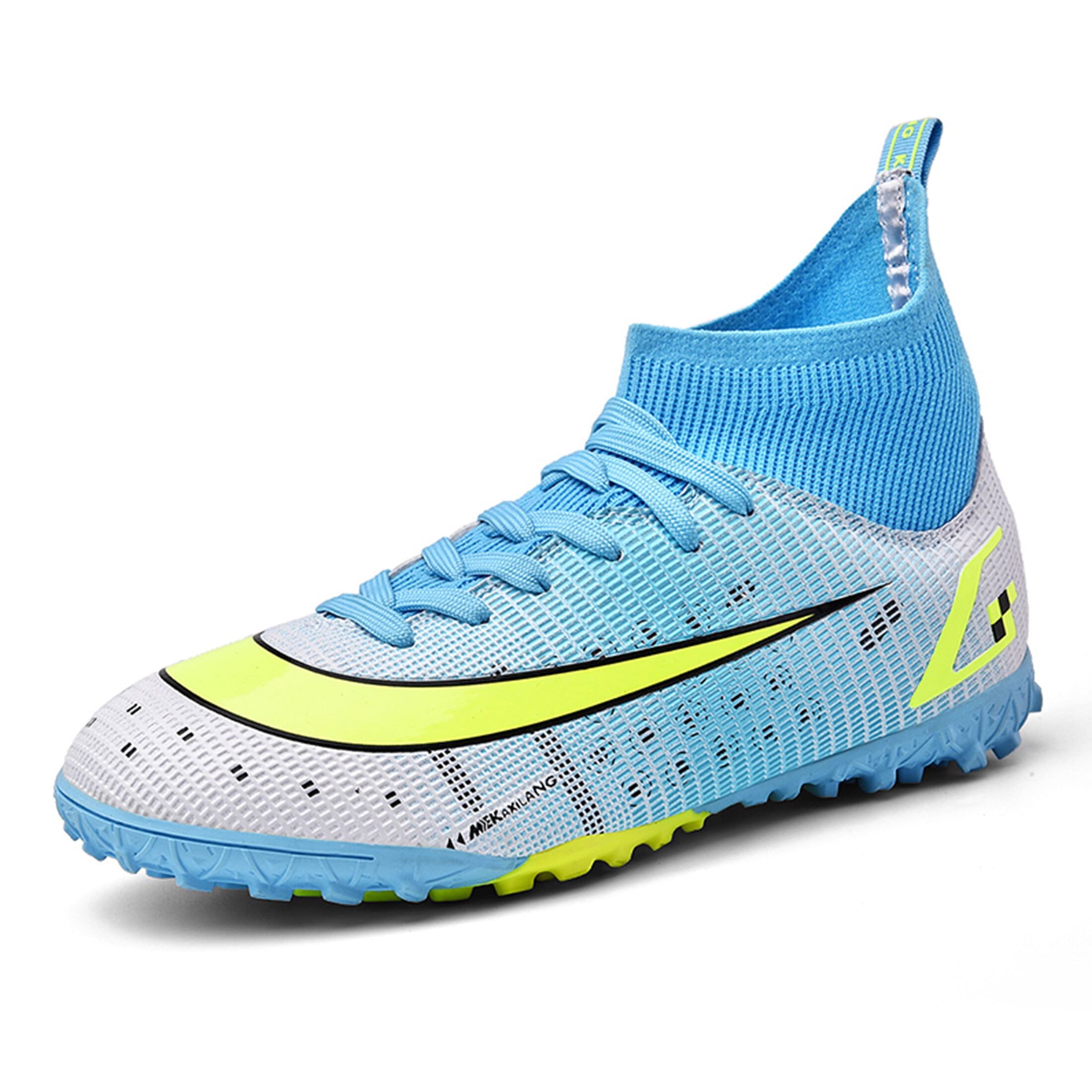 Men's Soccer Shoes Teenagers Cleats Sock Design Football Shoes Turf