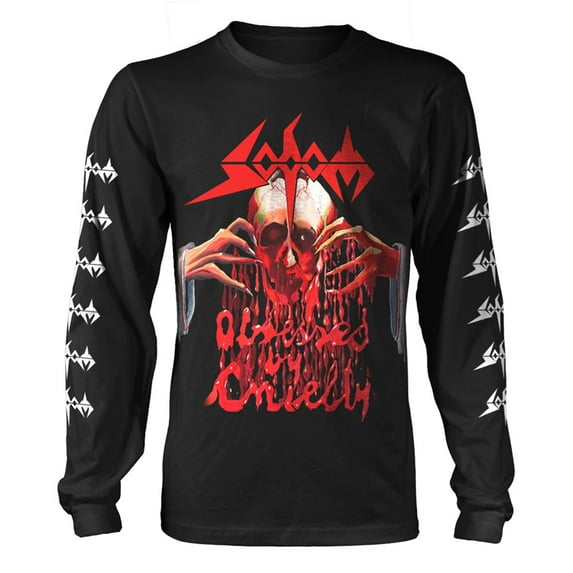 Men's Sodom Obsessed By Cruelty Long Sleeve Small Black