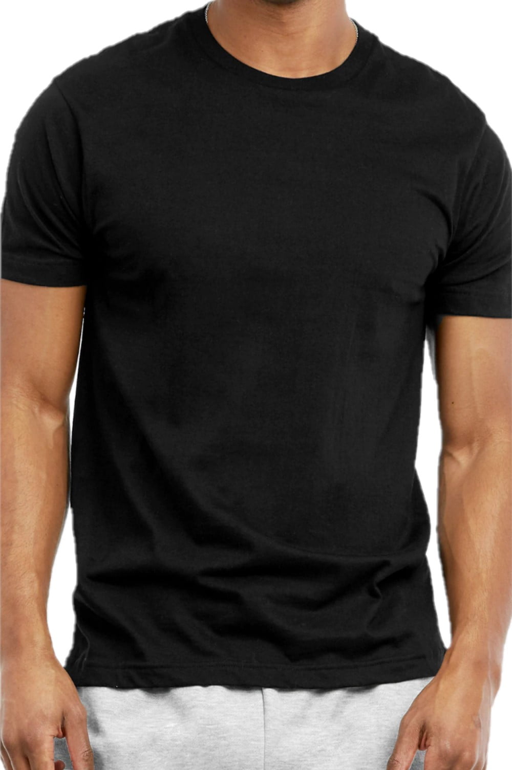 Couver Men's Light Weight Crew Neck Short Sleeve T-Shirt