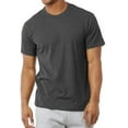 thumbnail image 1 of Men's Soft 100% Cotton Medium Weight Crew Neck Short Sleeve T-Shirt, Charcoal Grey XL, 1 Count, 1 Pack, 1 of 3