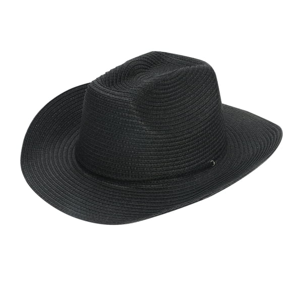 Men's Soft Comfy Wide Brim Vintage Western Cowboy Hat Strechy Fedora Hats Going Out Hat for Casual