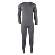 THELOVELY Men's Soft Fleece Warm Base Thermal Underwear Layer Top & Bottom Longewear set