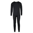 thumbnail image 1 of Men's Soft Fleece Warm Base Thermal Underwear Layer Top & Bottom Longewear set, 1 of 3