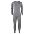 thumbnail image 1 of Men's Soft Fleece Warm Base Thermal Underwear Layer Top & Bottom Longewear set, 1 of 3