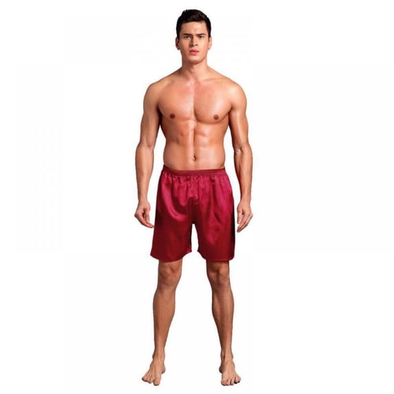 Men's Soft Lounge Sleep Pajama Short Loose Fit Elastic Waist Wicking Pajama Bottoms
