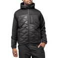 thumbnail image 1 of X RAY Jeans Mens Quilted Jacket with Hood, Black, M, 1 of 8