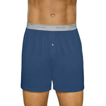 Men's Soft Stretch Waistband Knit Boxers, 5-Pack