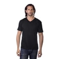 thumbnail image 1 of Men's Soft-washed Short Sleeve V-neck T-Shirt 3Pack BLACK, 1 of 1