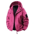 thumbnail image 1 of Men's Softshell Jacket Waterproof Hooded Insulated Rain Jacket Windbreaker for Hiking and Travel, 1 of 9